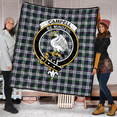 Campbell of Cawdor Dress Tartan Crest Quilt