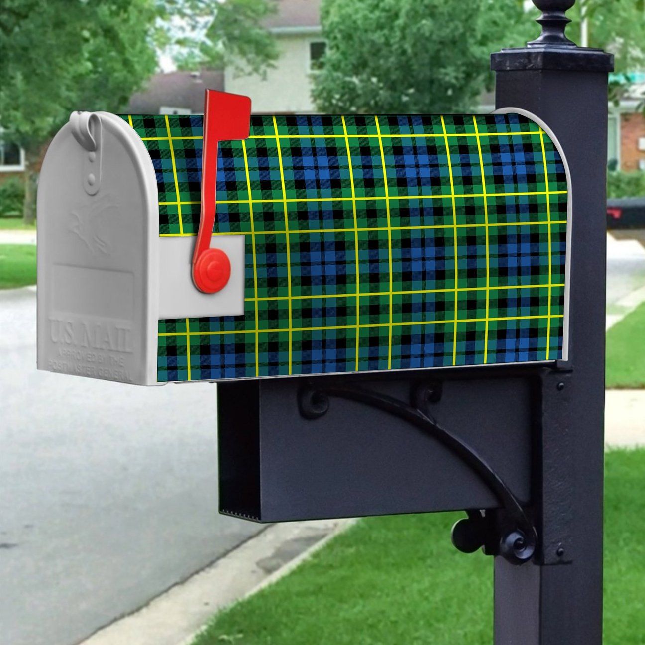 Campbell Of Breadalbane Ancient Tartan Crest Mailbox