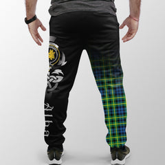 Campbell Of Breadalbane Ancient Tartan Crest Jogger Sweatpants - Alba Celtic Style