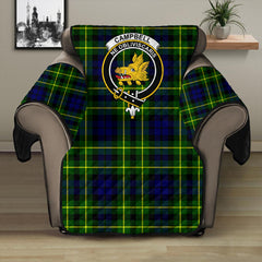 Campbell of Breadalbane Modern Tartan Crest Sofa Protector