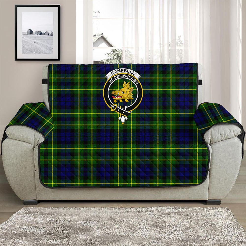 Campbell of Breadalbane Modern Tartan Crest Sofa Protector