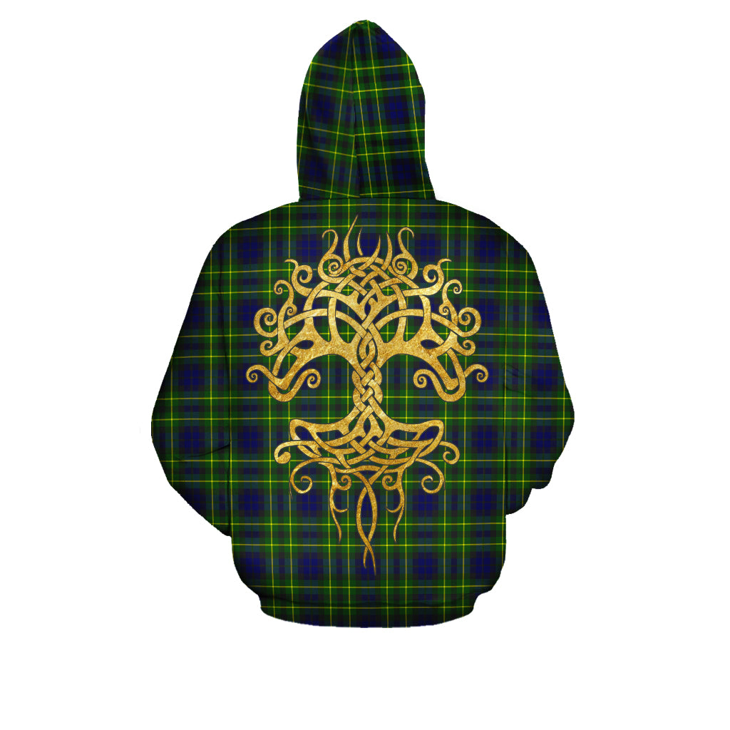 Campbell of Breadalbane Modern Tartan Hoodie - Tree Of Life