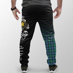 Campbell Of Cawdor Ancient Tartan Crest Jogger Sweatpants - Alba Celtic Style