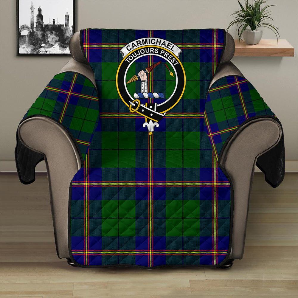 Carmichael Modern Tartan Crest Sofa Protector