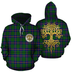 Carmichael Modern Tartan Hoodie - Tree Of Life