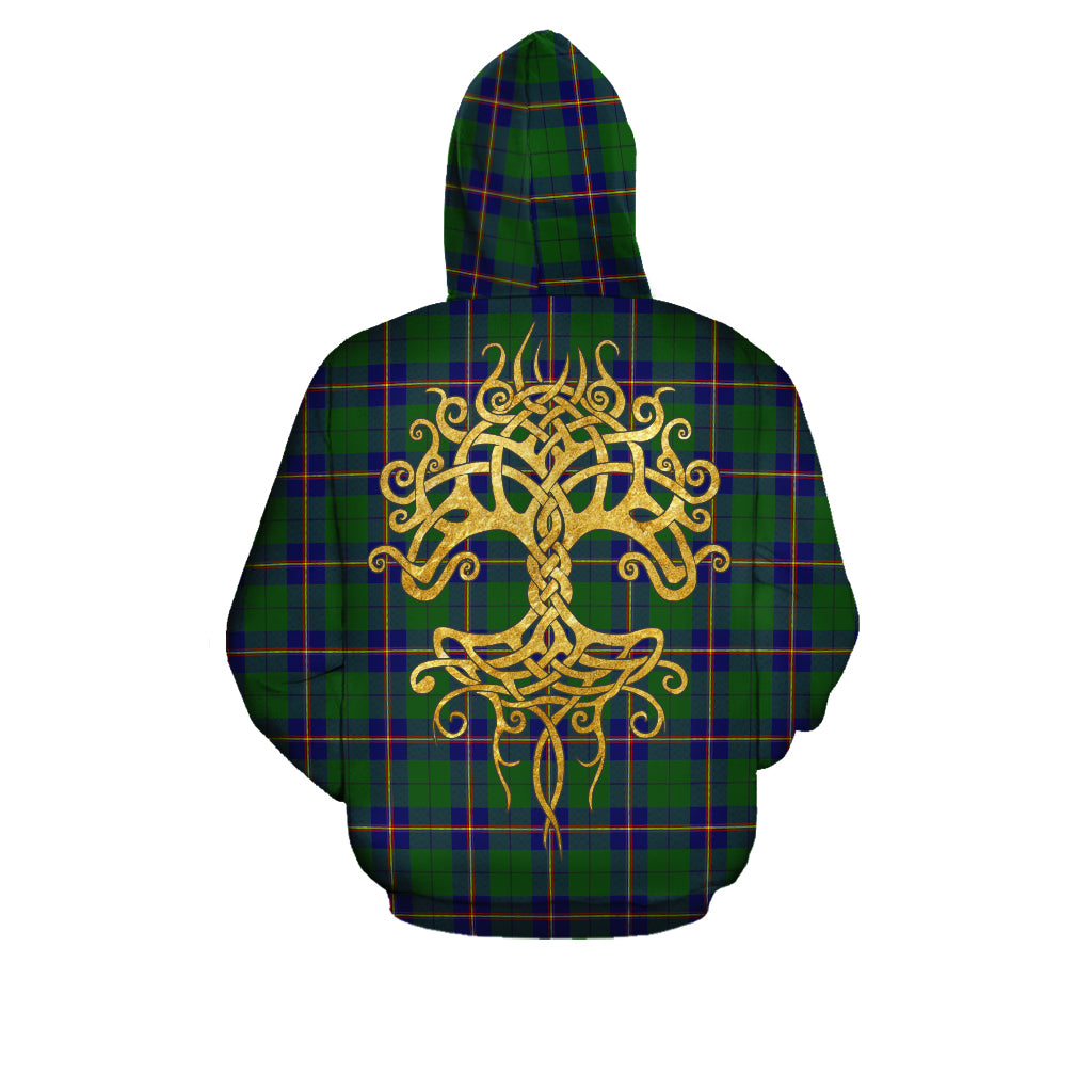 Carmichael Modern Tartan Hoodie - Tree Of Life