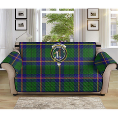 Carmichael Modern Tartan Crest Sofa Protector