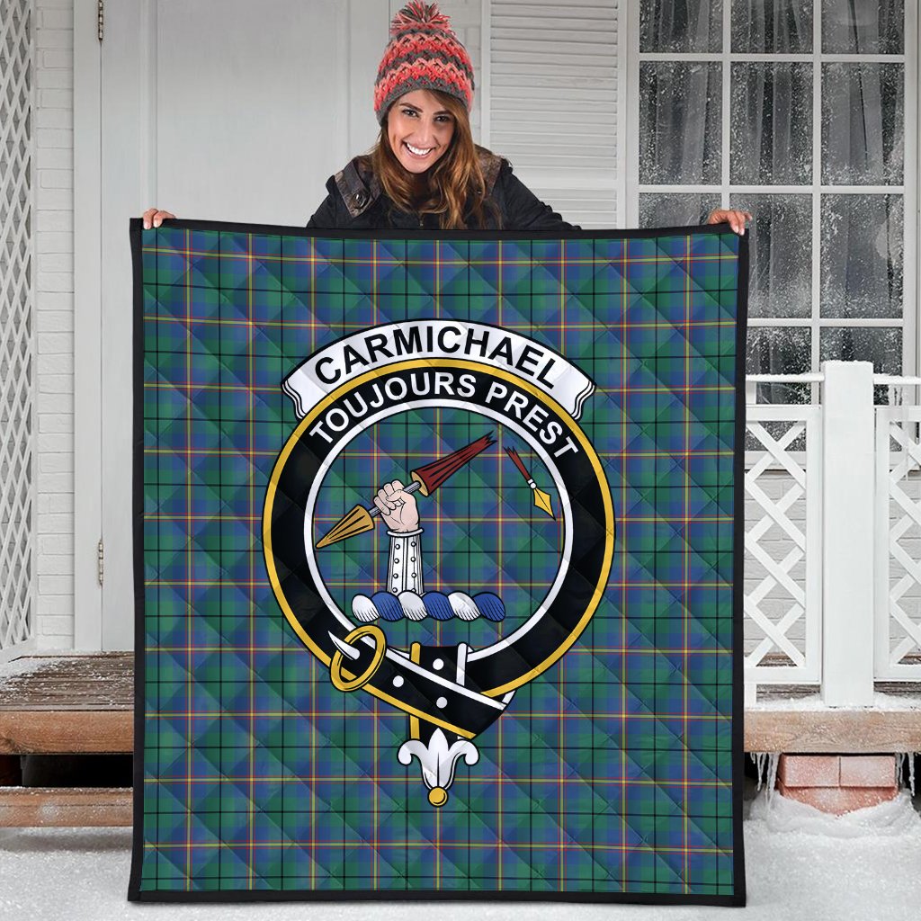 Carmichael Ancient Tartan Crest Quilt