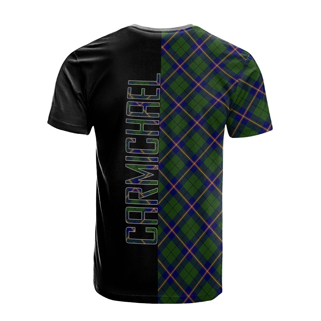 Carmichael Modern Tartan T-Shirt Half of Me - Cross Style