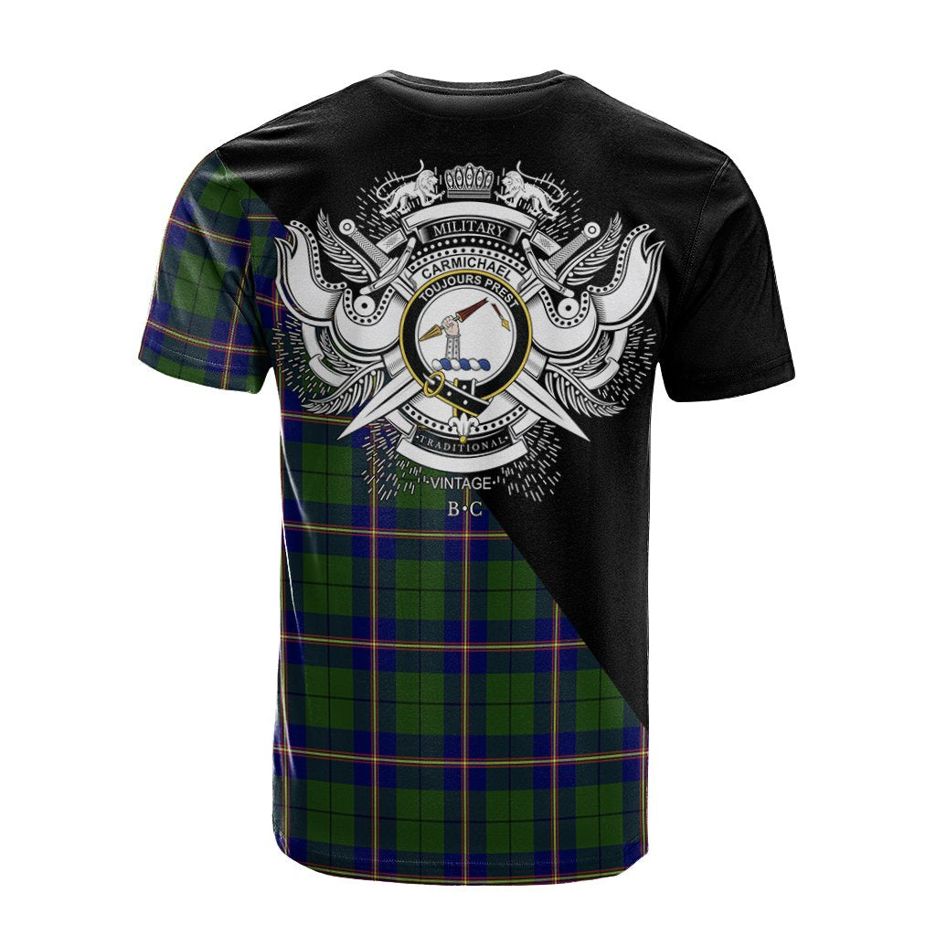 Carmichael Modern Tartan - Military T-Shirt