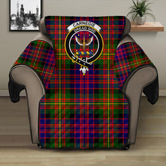 Carnegie Modern Tartan Crest Sofa Protector