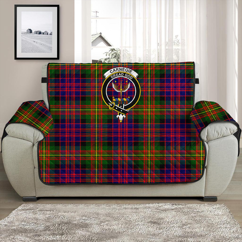 Carnegie Modern Tartan Crest Sofa Protector