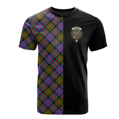 Carnegie Ancient Tartan T-Shirt Half of Me - Cross Style