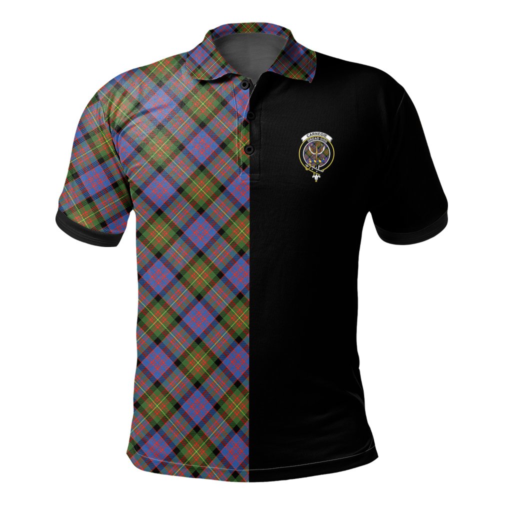 Carnegie Ancient Tartan Polo Shirt Half of Me - Cross Style