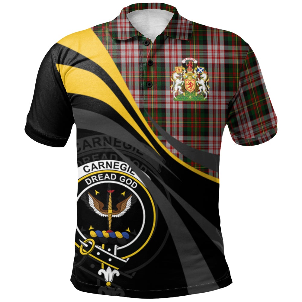 Carnegie Dress Tartan Polo Shirt - Royal Coat Of Arms Style