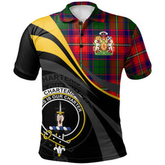 Charteris Tartan Polo Shirt - Royal Coat Of Arms Style