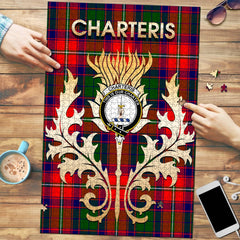 Charteris Tartan Crest Thistle Jigsaw Puzzles