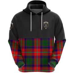 Charteris Clan Half Of Tartan Hoodie