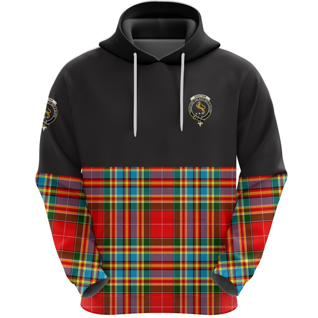 Chattan Clan Half Of Tartan Hoodie