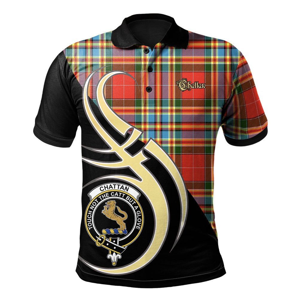 Chattan Tartan Polo Shirt - Believe In Me Style