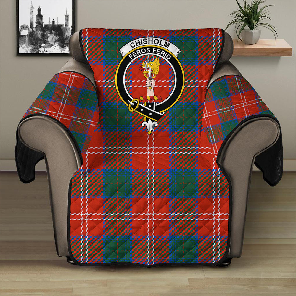 Chisholm Ancient Tartan Crest Sofa Protector