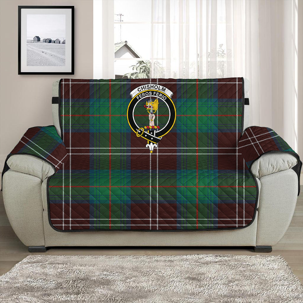 Chisholm Hunting Ancient Tartan Crest Sofa Protector