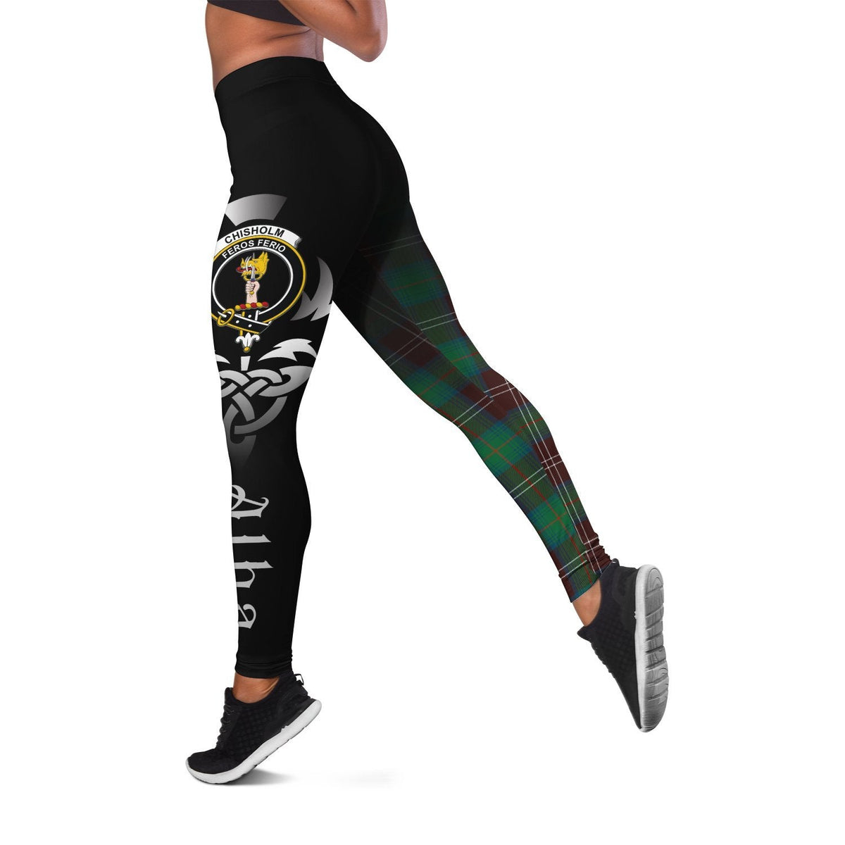 Chisholm Hunting Ancient Tartan Leggings - Alba Celtic Style