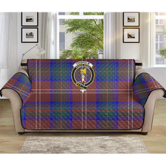 Chisholm Hunting Modern Tartan Crest Sofa Protector