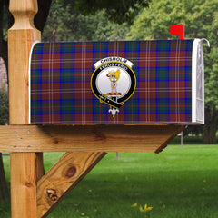 Chisholm Hunting Modern Tartan Crest Mailbox