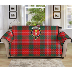 Chisholm Modern Tartan Crest Sofa Protector