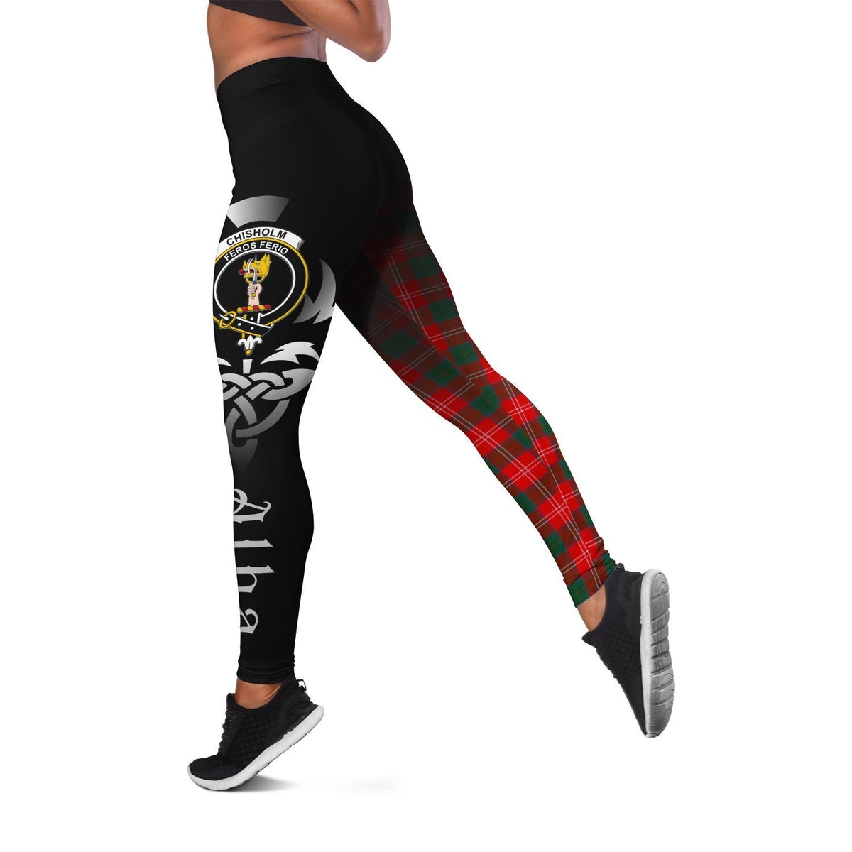 Chisholm Modern Tartan Leggings - Alba Celtic Style