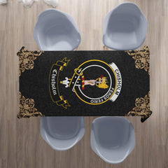 Chisholm Crest Tablecloth - Black Style