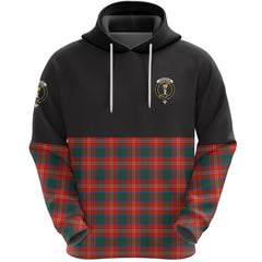 Chisholm Ancient Clan Half Of Tartan Hoodie