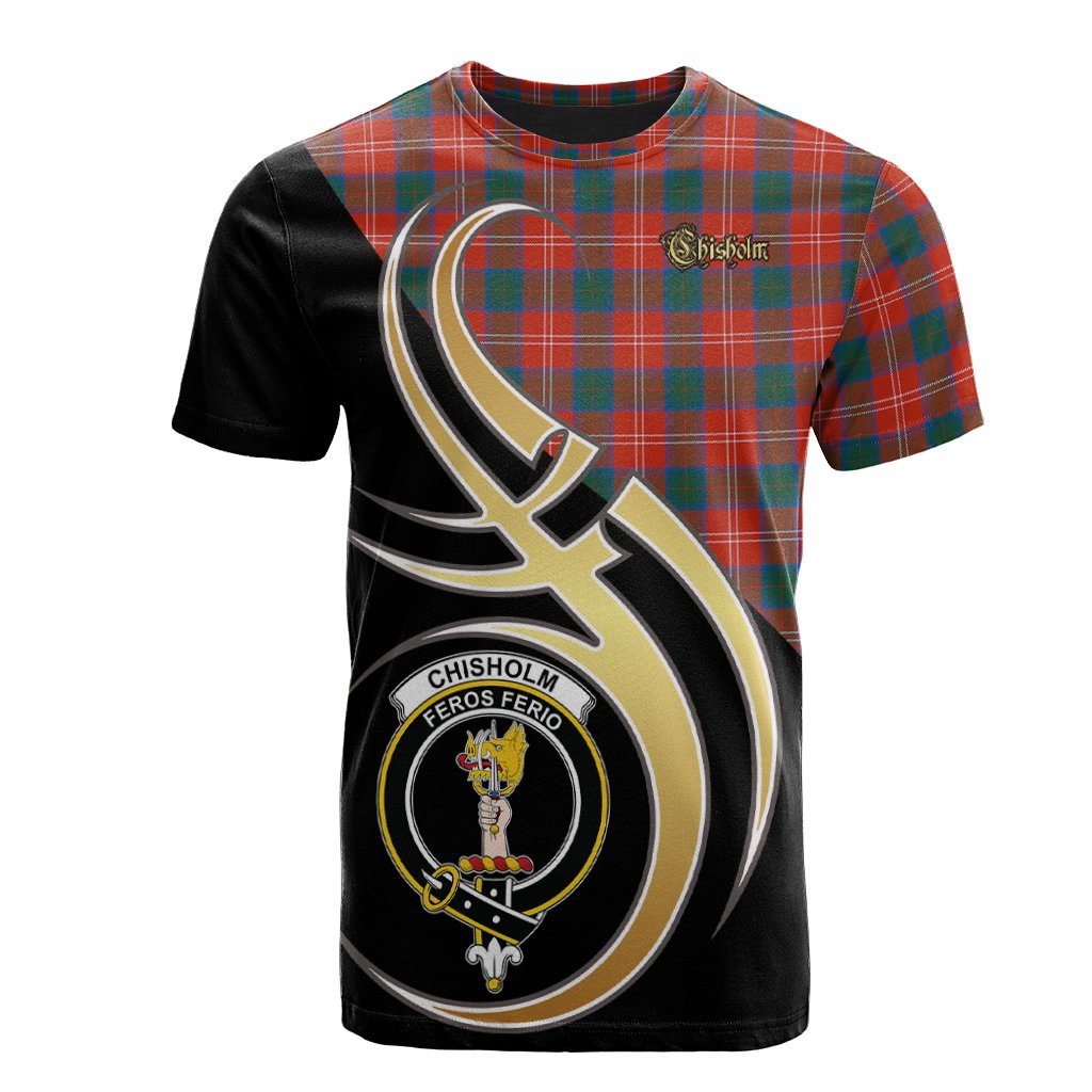 Chisholm Ancient Tartan T-shirt - Believe In Me Style