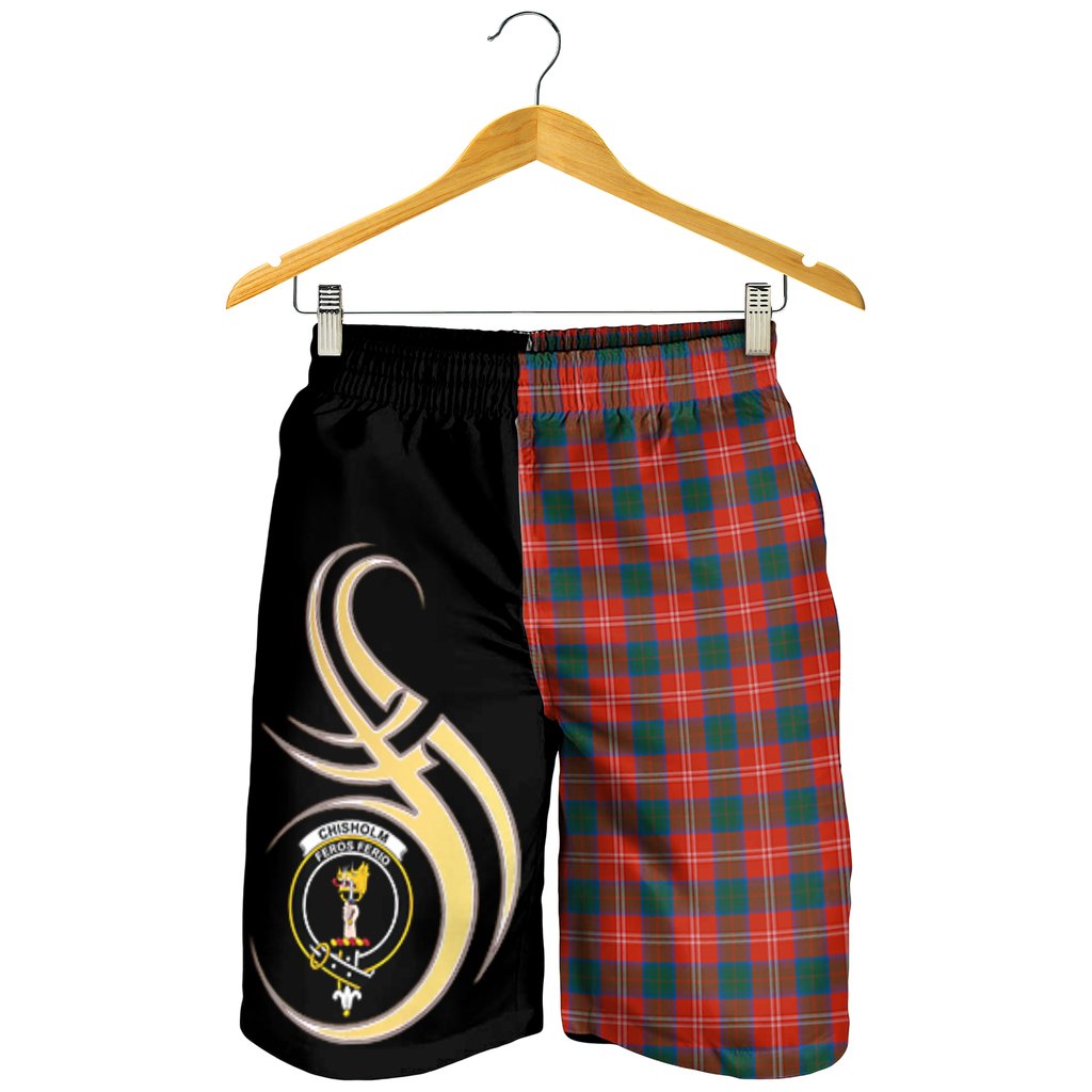 Chisholm Ancient Tartan Crest Men's Short PM8