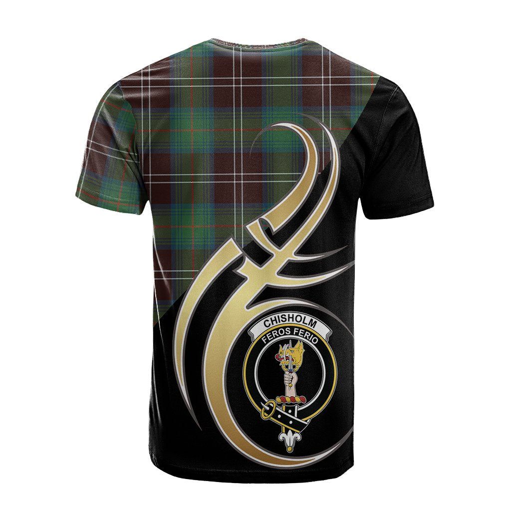Chisholm Hunting Ancient Tartan T-shirt - Believe In Me Style