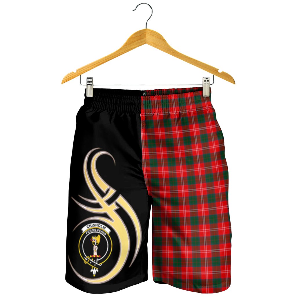 Chisholm Modern Tartan Crest Men's Short PM8