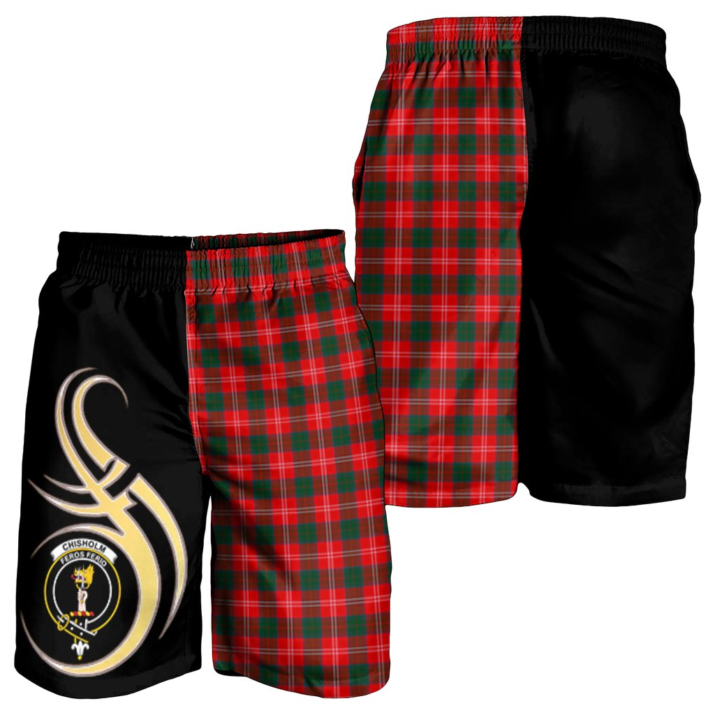 Chisholm Modern Tartan Crest Men's Short PM8