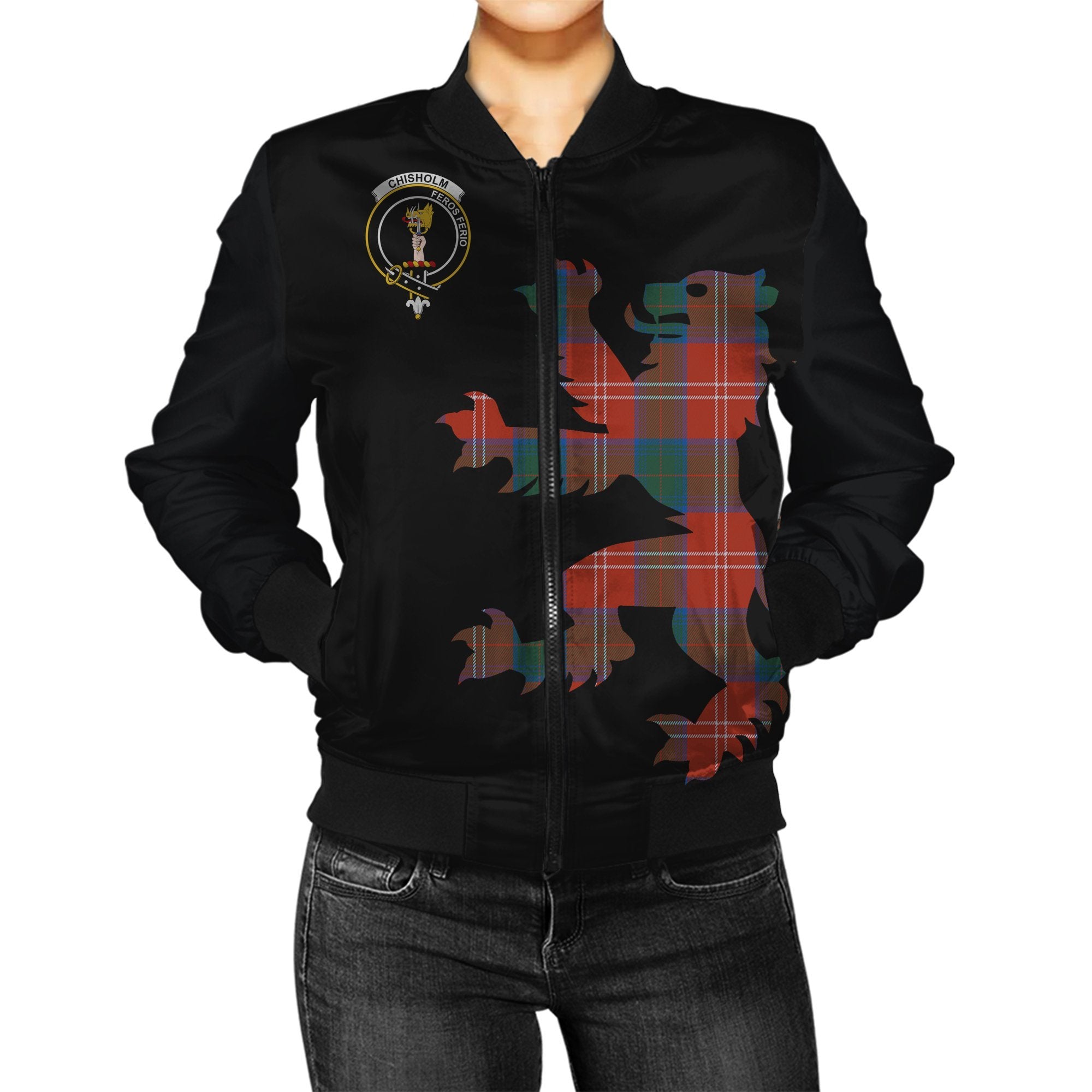 Chisholm Tartan Bomber Jacket Lion & Thistle