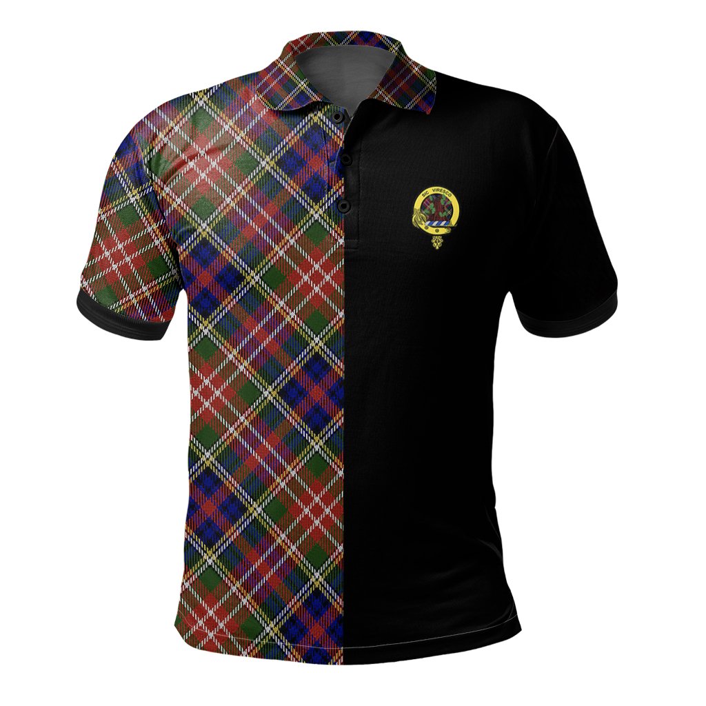 Christie Tartan Polo Shirt Half of Me - Cross Style