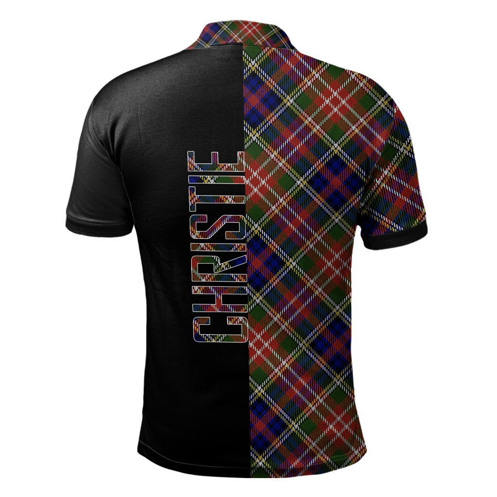 Christie Tartan Polo Shirt Half of Me - Cross Style