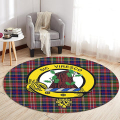 Christie Tartan Crest Round Rug