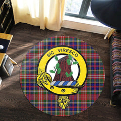 Christie Tartan Crest Round Rug