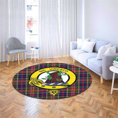 Christie Tartan Crest Round Rug