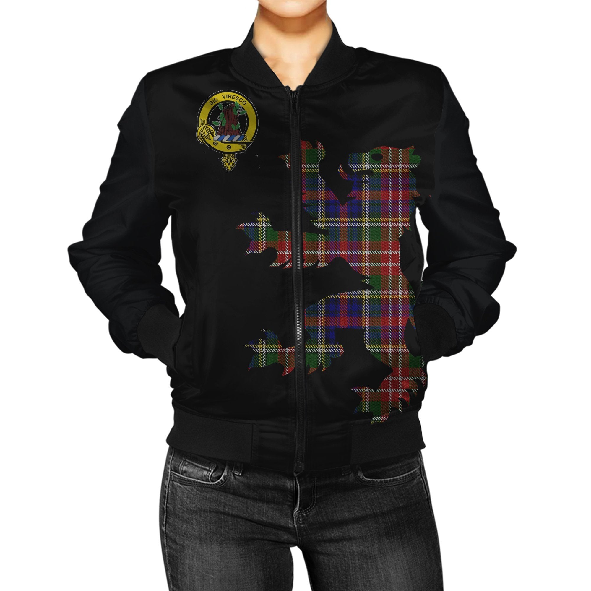 Christie Tartan Bomber Jacket Lion & Thistle