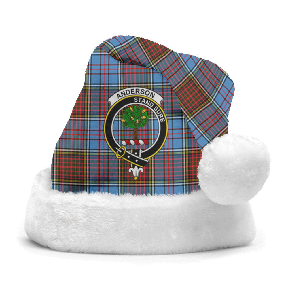 Anderson Modern Tartan Crest Christmas Hat