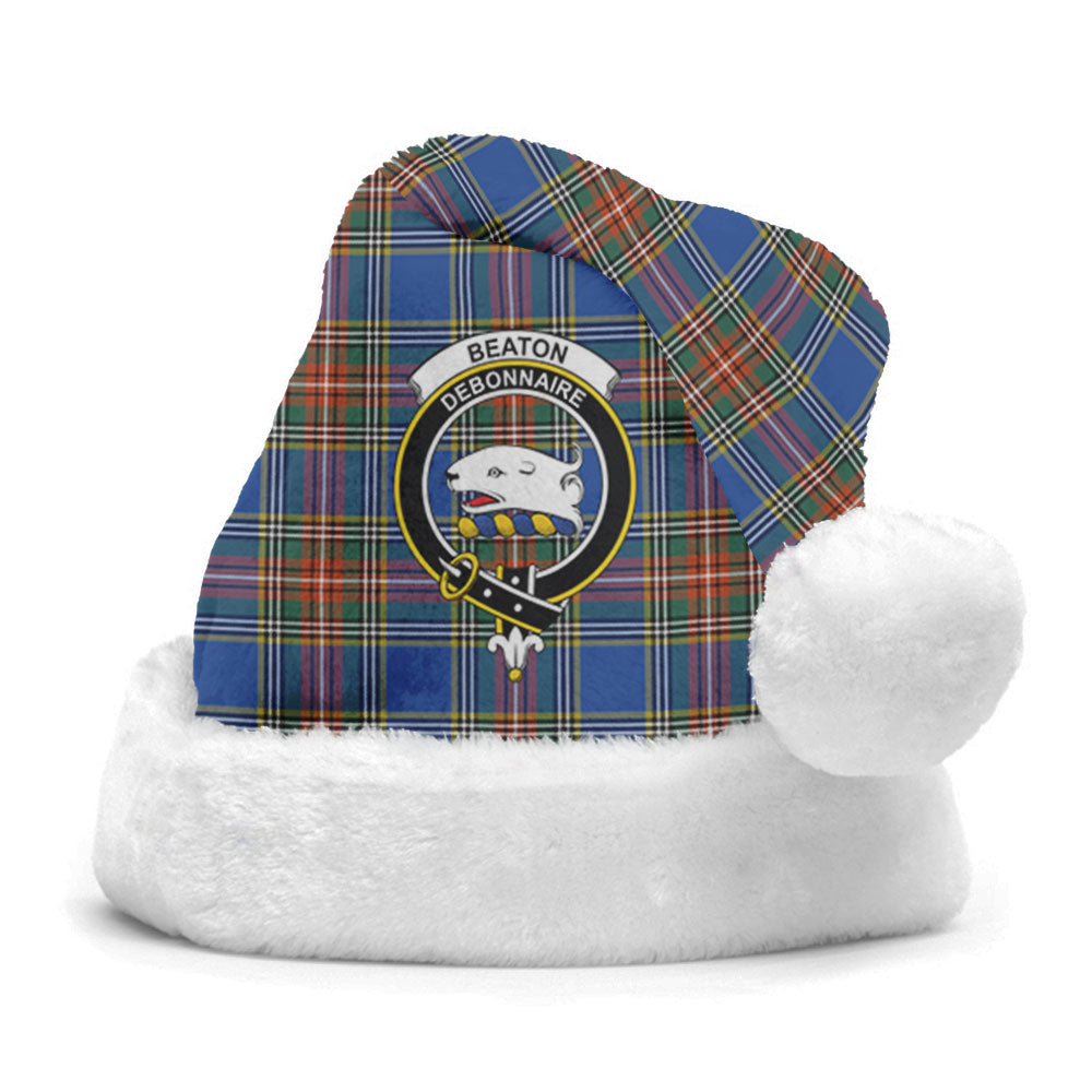 Beaton Ancient Tartan Crest Christmas Hat