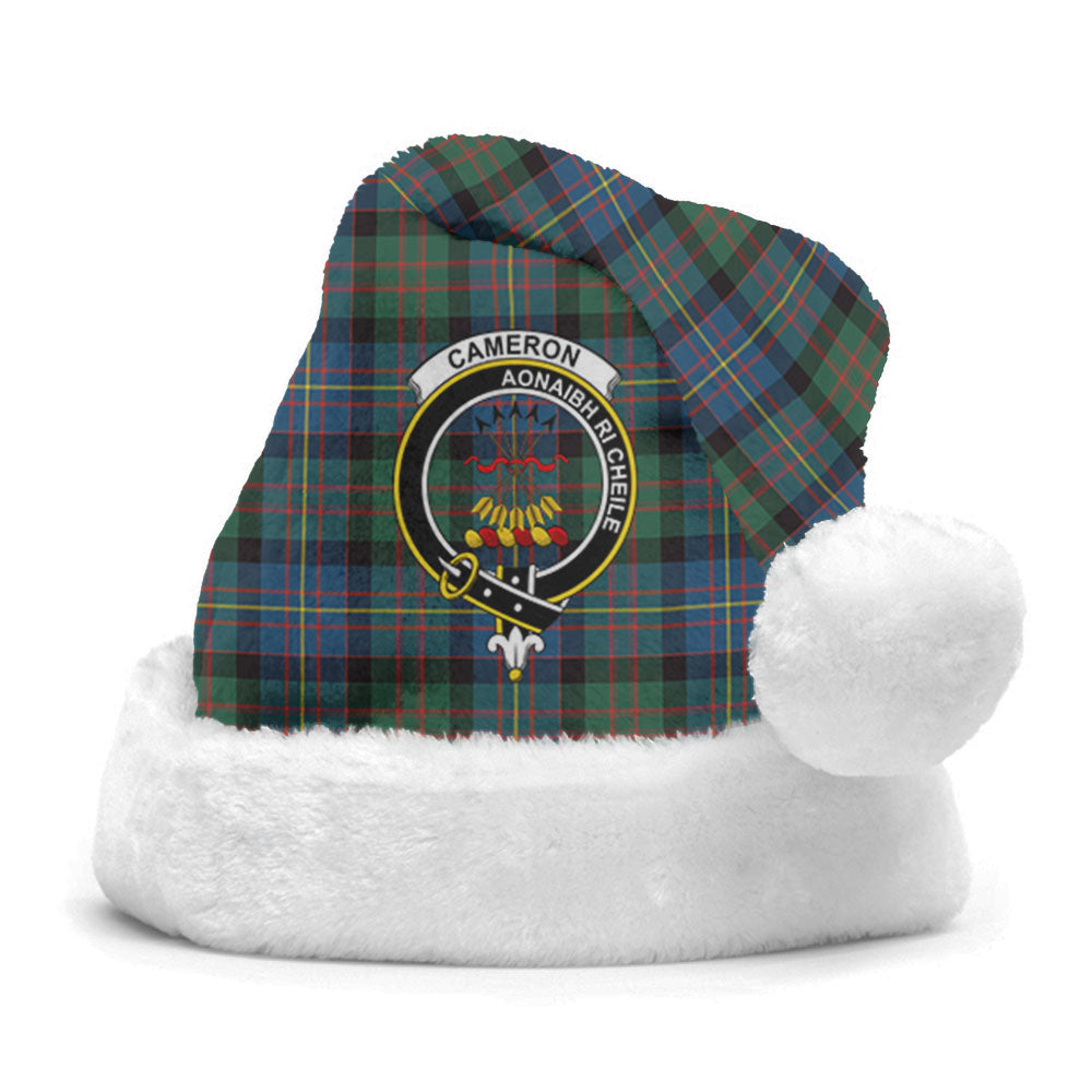 Cameron of Erracht Ancient Tartan Crest Christmas Hat