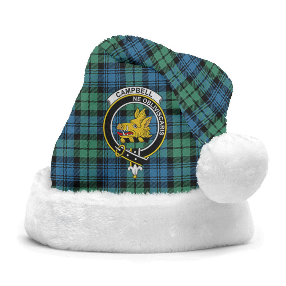 Campbell Ancient 01 Tartan Crest Christmas Hat