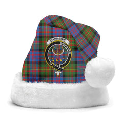 Carnegie Ancient Tartan Crest Christmas Hat